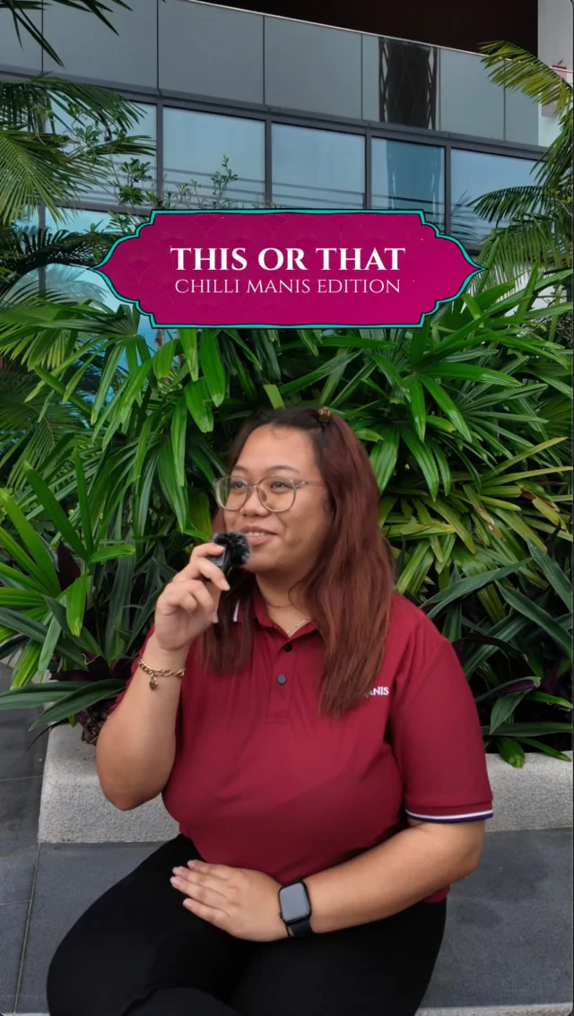 Your turn: What would you pick? Let us know in the comments below 👀👇

#ChilliManis #Peranakan #ManisExperience #ManisMoment #LifeAtChilliManis